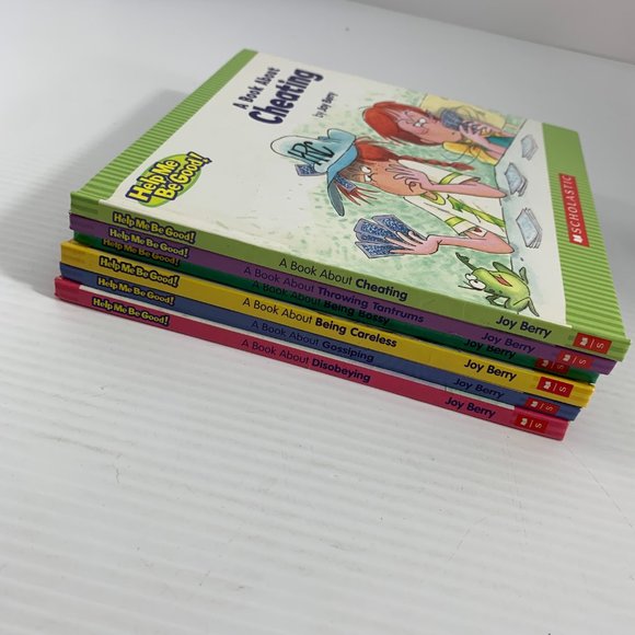 Lot of 6 Help Me Be Good Joy Berry Books Hardcover Children Tantrums Disobeying - Picture 3 of 6